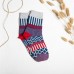 Christmas Casual Sheath Tribal Women Socks Five Pairs For A Set Sock