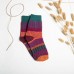 Christmas Casual Sheath Tribal Women Socks Five Pairs For A Set Sock